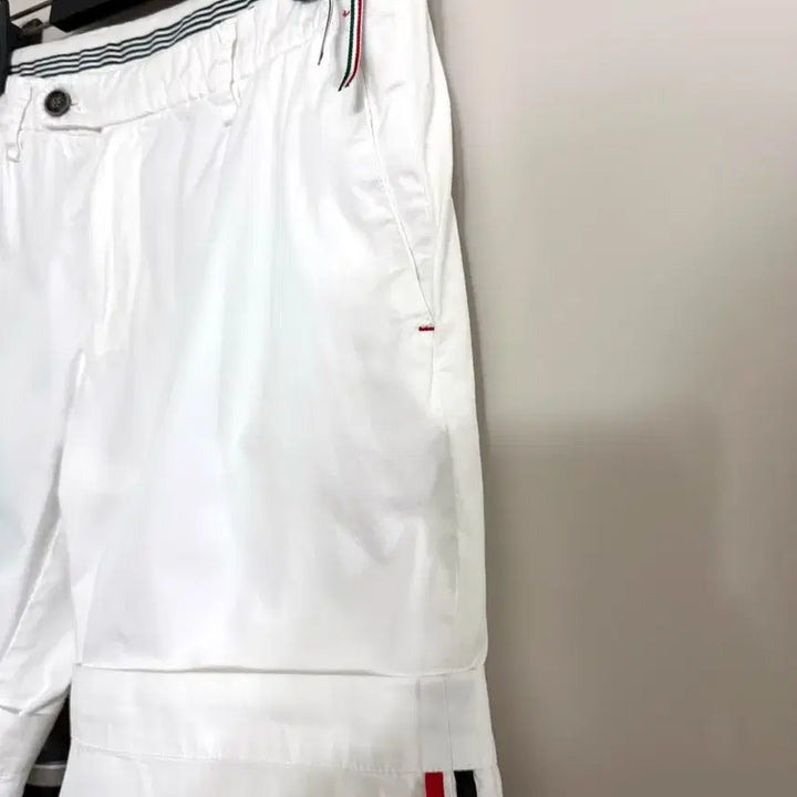 [BUNJANG] DudeNine White Shorts 32 Size / 듀드나인 삼선 화이트 반바지 32사이즈