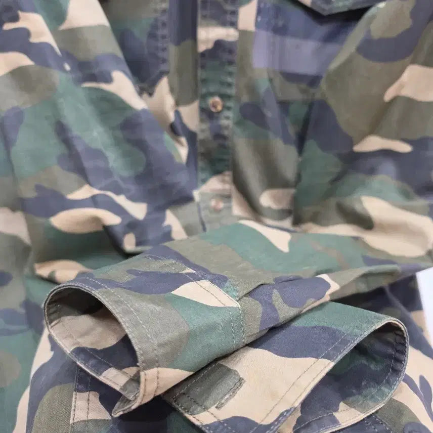 [BUNJANG] Valentino Camo Military Shirt / (정품)발렌티노 카모 밀리터리 셔츠