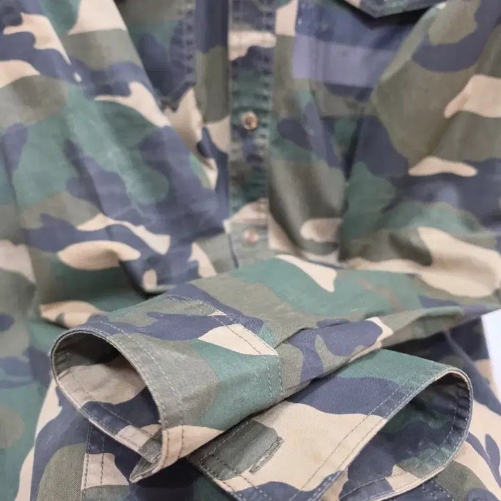 [BUNJANG] Valentino Camo Military Shirt / (정품)발렌티노 카모 밀리터리 셔츠