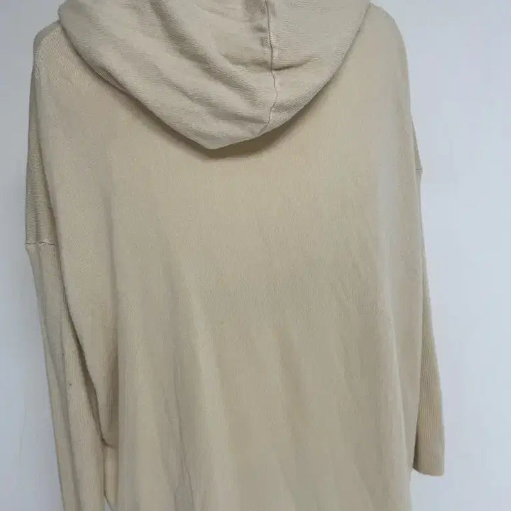 [BUNJANG] Ivory Hooded Knit Top / 아이보리색 후드 니트 탑
