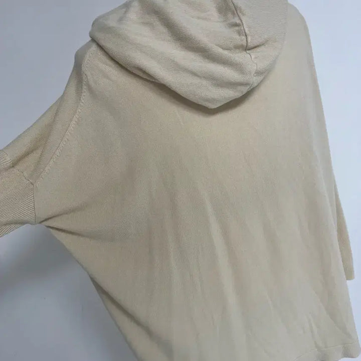 [BUNJANG] Ivory Hooded Knit Top / 아이보리색 후드 니트 탑