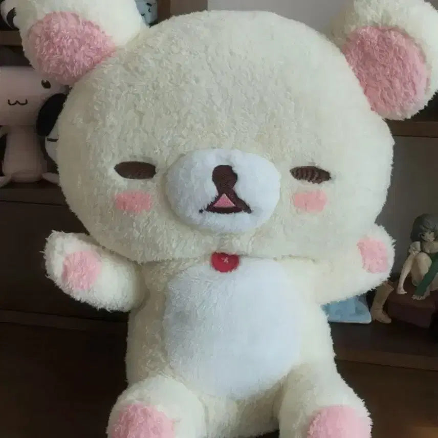 [SOLD OUT] 고전 장모 발그레한 코리락쿠마 대형인형