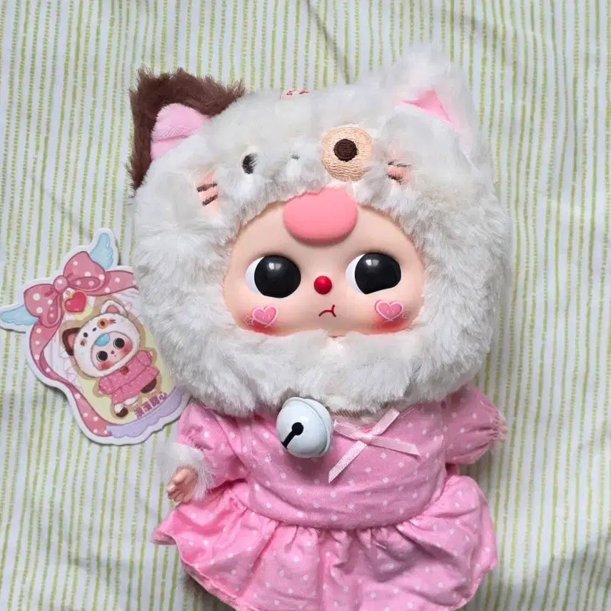 [BUNJANG] Baby Three Cat Wardrobe Doll Keyring / 베이비쓰리 고양이 옷장 인형 키링