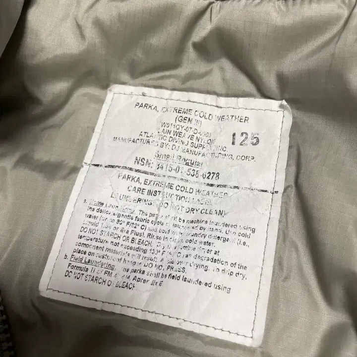 [BUNJANG] US Military PrimaLoft Level 7 Parka S-R / 미군 프리마로프트 레벨 7 S-R