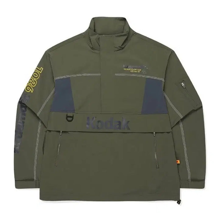 [BUNJANG] Kodak Kodamatic Stretch Anorak Khaki / [코닥] 코다마틱 스탠넥 스트레치 아노락 카키