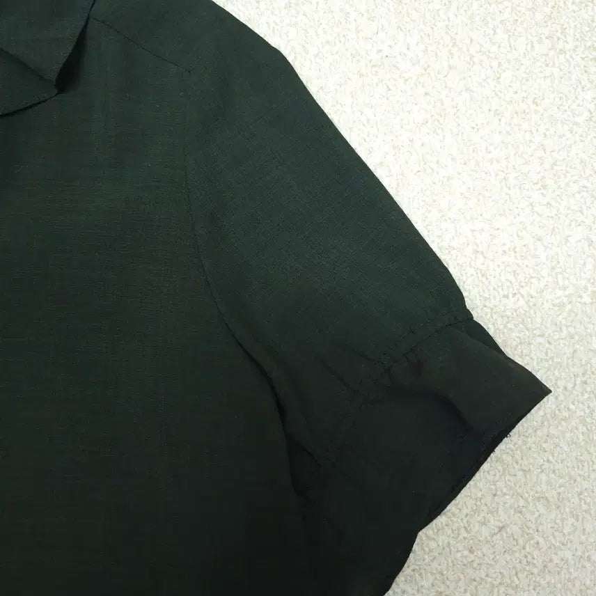 [BUNJANG] BCBG Dark Green Ruffle Detail Midi Dress / (66)BCBG 여성 원피스 반팔 다크그린 K3W2607