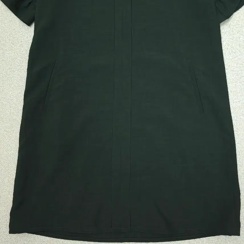 [BUNJANG] BCBG Dark Green Ruffle Detail Midi Dress / (66)BCBG 여성 원피스 반팔 다크그린 K3W2607