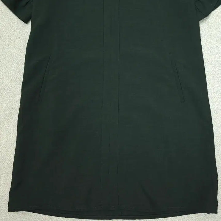 [BUNJANG] BCBG Dark Green Ruffle Detail Midi Dress / (66)BCBG 여성 원피스 반팔 다크그린 K3W2607