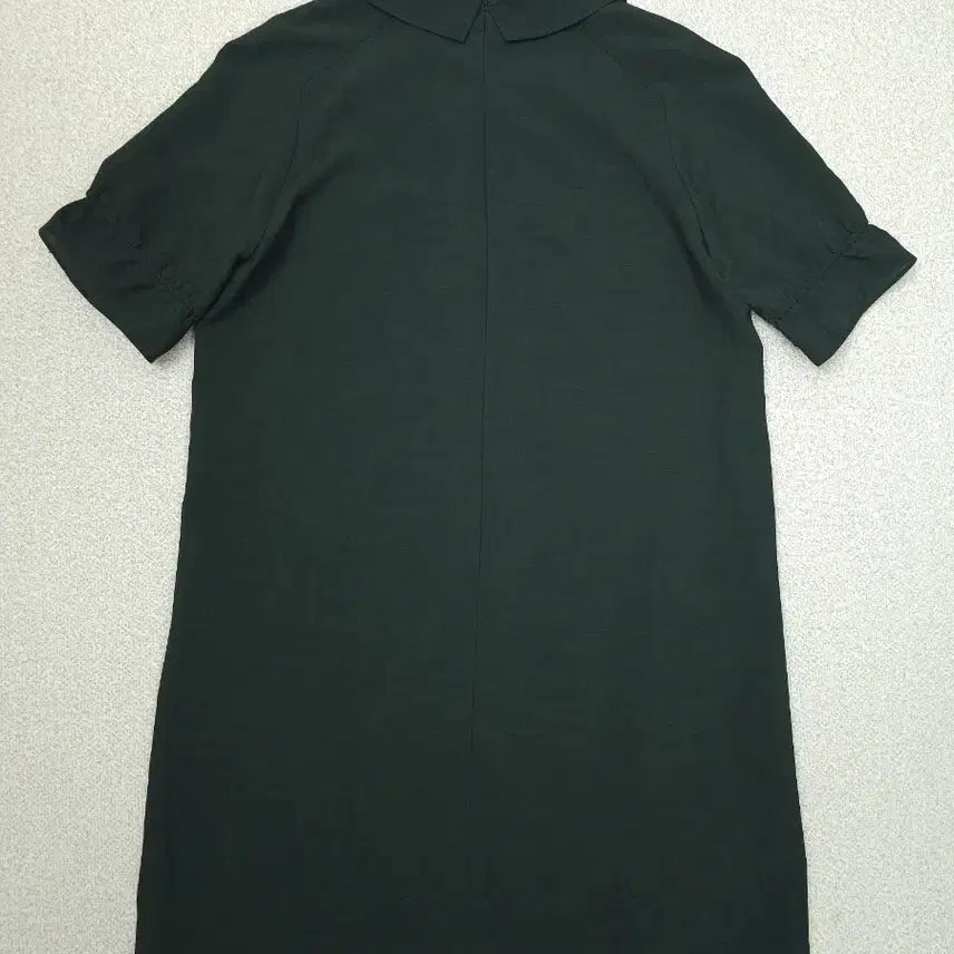 [BUNJANG] BCBG Dark Green Ruffle Detail Midi Dress / (66)BCBG 여성 원피스 반팔 다크그린 K3W2607