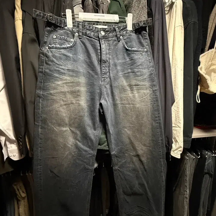 [SOLD OUT] 논노드 젠 더티 오일 워시드 데님 팬츠 2사이즈 새상품