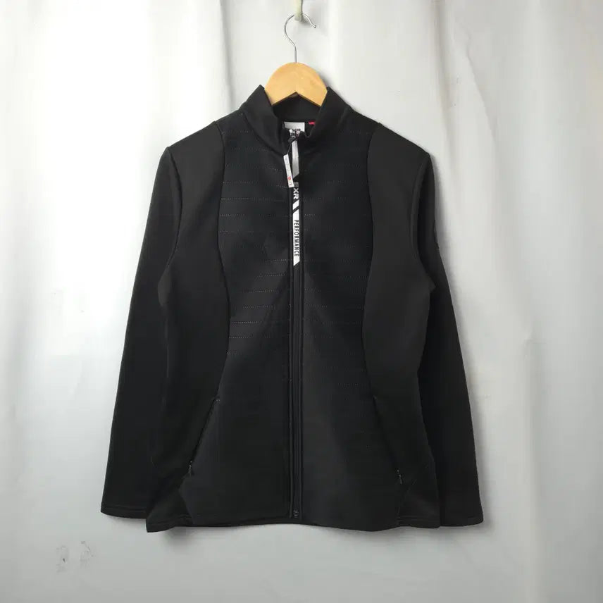 [BUNJANG] EXR Sports Black Zip-Up Jersey Jacket / 여 S-M EXR 스포츠 블랙 집업 져지 자켓