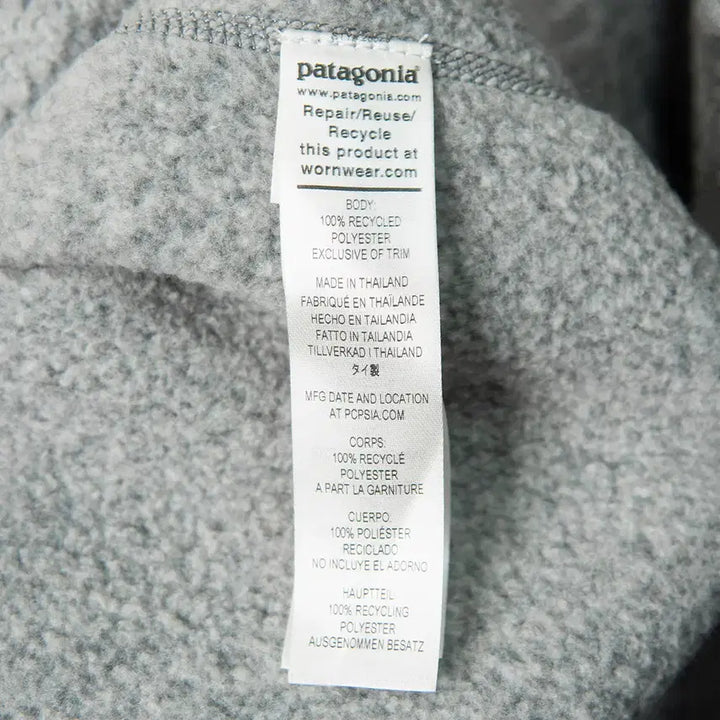 [BUNJANG] Patagonia Better Sweater Quarter Zip-Up Stone Wash Heather / [L] 파타고니아 25523 베터 스웨터 쿼터집업 스톤워시 헤더