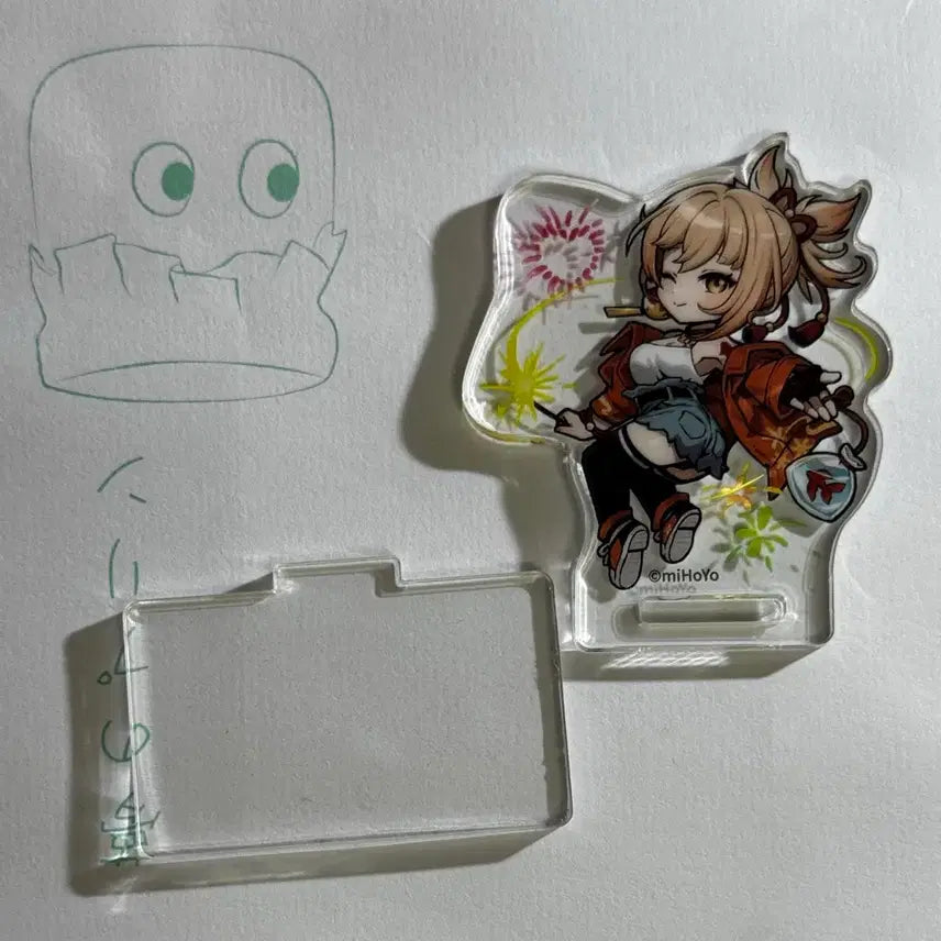 [BUNJANG] Genshin Impact Yoimiya Acrylic Stand / 원신 요이미야 아크릴 스탠드