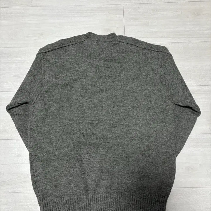 [BUNJANG] Knit Sweater Charcoal L / 절개 라인 니트 스웨터 차콜 L