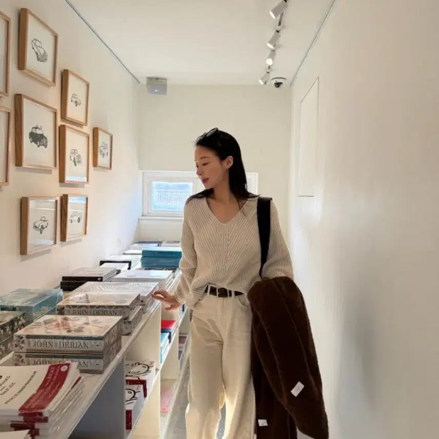 [BUNJANG] Chunytory Corduroy Pants (Cream) - Long Length / [새상품] 츄니토리자체제작 코듀로이팬츠 크림 롱기장 M