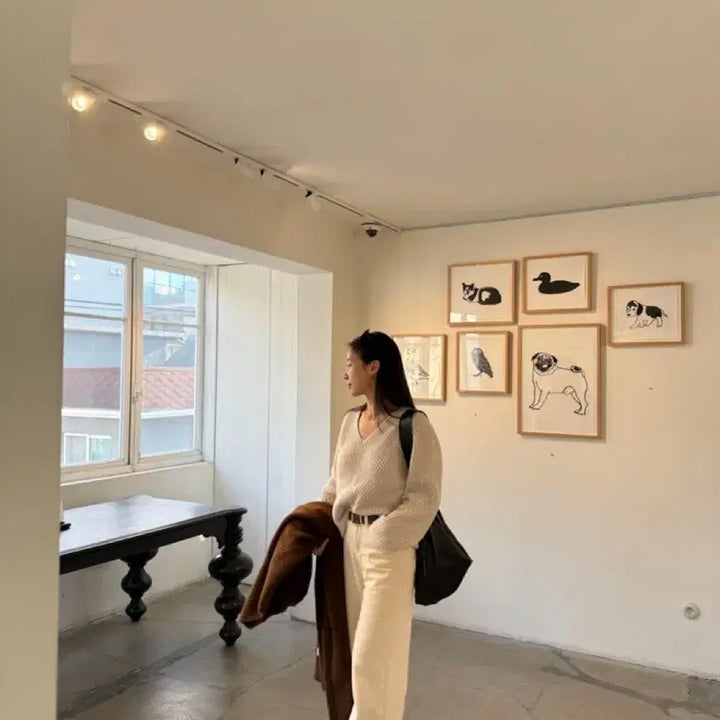 [BUNJANG] Chunytory Corduroy Pants (Cream) - Long Length / [새상품] 츄니토리자체제작 코듀로이팬츠 크림 롱기장 M
