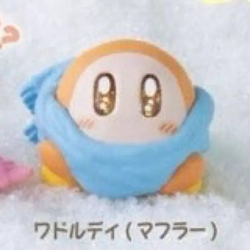 [BUNJANG] Kirby Nukunuku Winter Figure Blue Muffler Waddle Dee / 별의 커비 누쿠누쿠 겨울 피규어 파랑 머플러 웨이들디