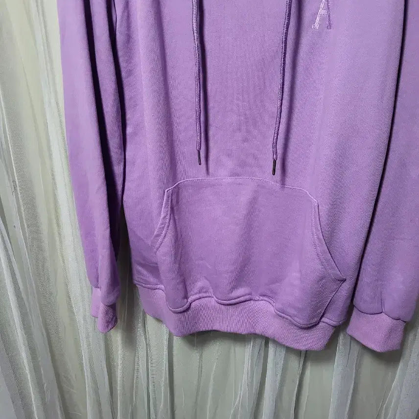 [BUNJANG] BTS (Army) Small Heart Logo Hoodie Lavender / 아미 스몰 하트 로고 후드티 라벤더