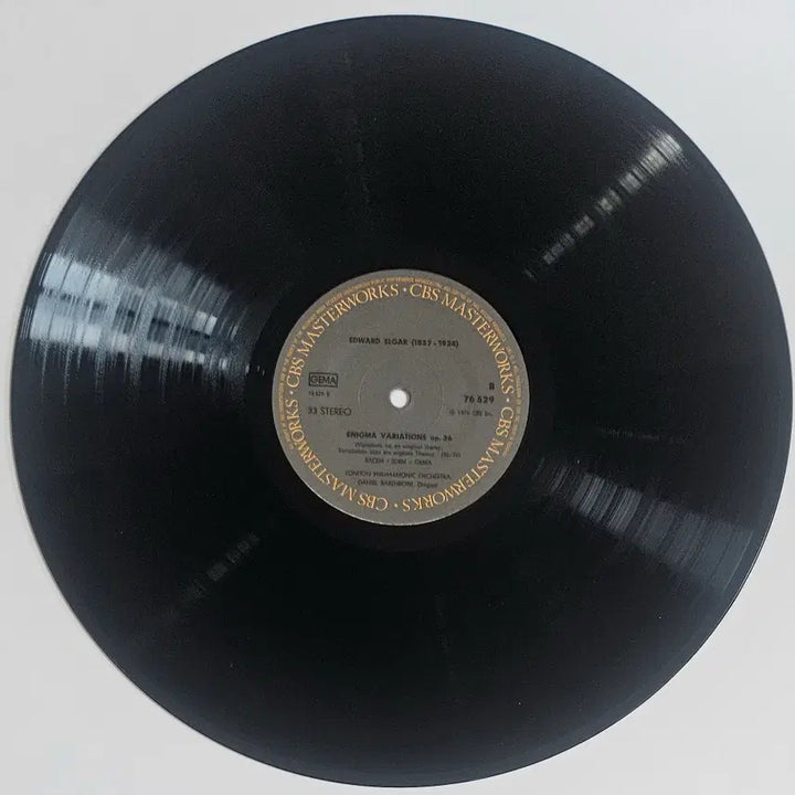 [BUNJANG] Daniel Barenboim Elgar Cello Concerto LP / LP 다니엘 바렌보임 엘가 첼로 (수입반)