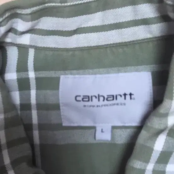 [BUNJANG] Carhartt WIP Green Check Shirt Jacket / 칼하트 윕 그린체크 셔츠 자켓