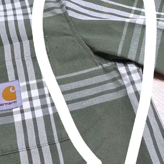 [BUNJANG] Carhartt WIP Green Check Shirt Jacket / 칼하트 윕 그린체크 셔츠 자켓