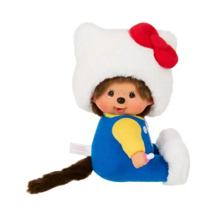 [BUNJANG] Monchhichi Hello Kitty Character Keyring / 몬치치 헬로키티 인형 키링 새상품