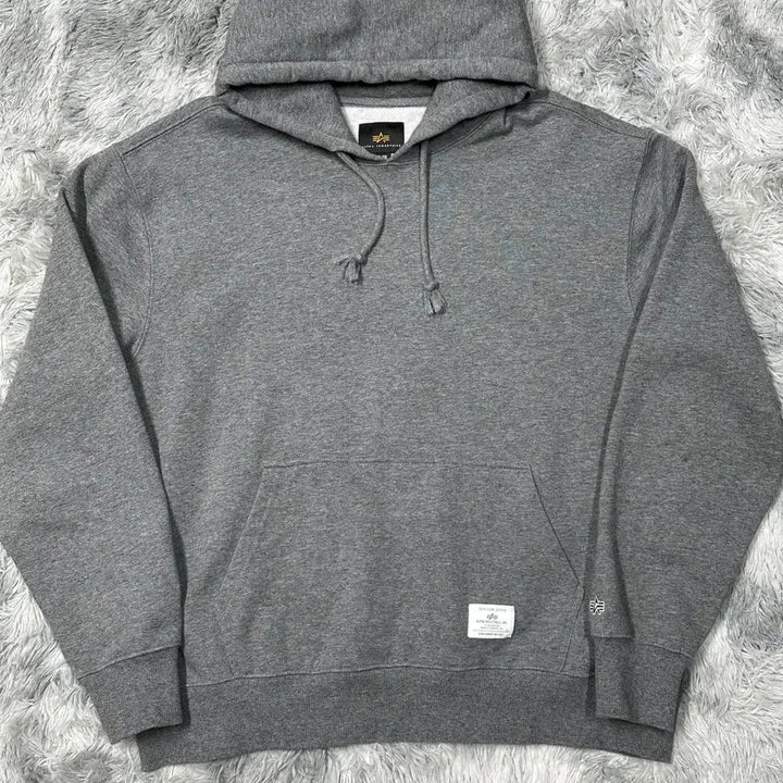 [BUNJANG] Alpha Industries Gray Hoodie XL / 알파인더스트리 그레이 후드티 XL