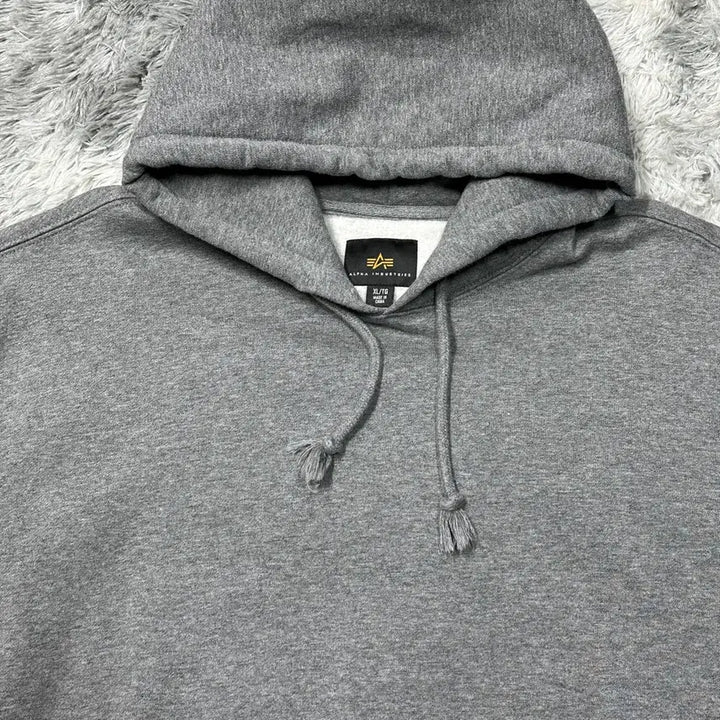 [BUNJANG] Alpha Industries Gray Hoodie XL / 알파인더스트리 그레이 후드티 XL