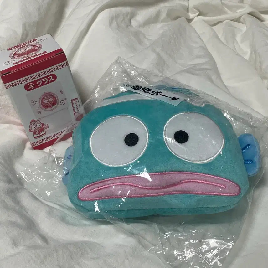 [BUNJANG] Hankyungdong Face Pouch and Cup Set / 한교동 쿠지 얼굴 파우치 + 컵 세트