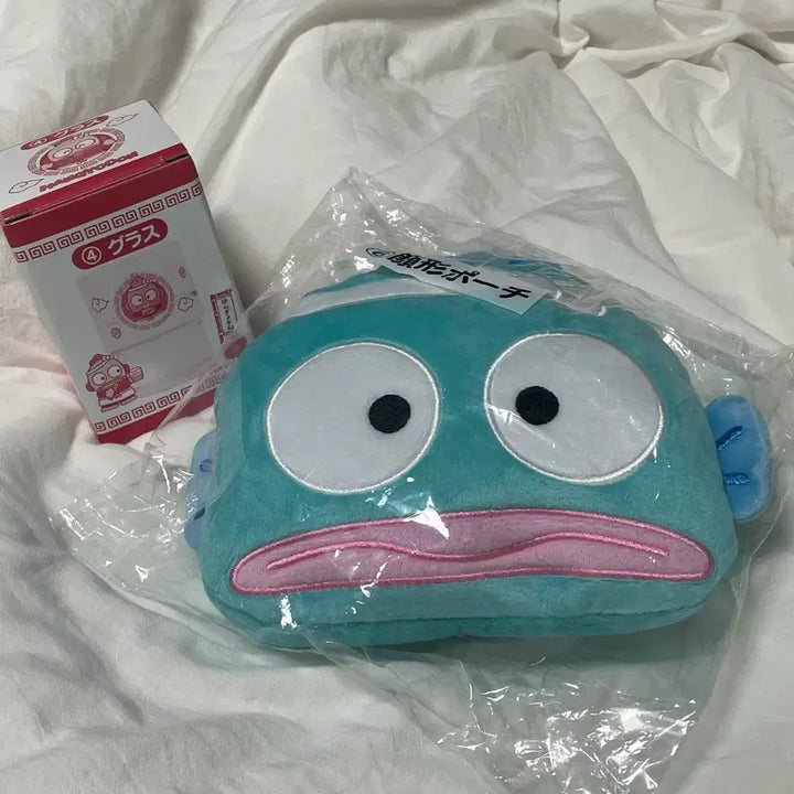 [BUNJANG] Hankyungdong Face Pouch and Cup Set / 한교동 쿠지 얼굴 파우치 + 컵 세트