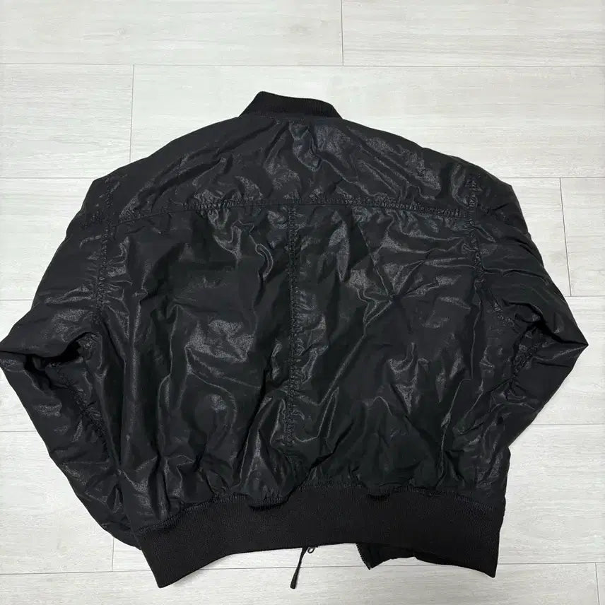 [BUNJANG] Groove Rhyme Black Bomber Jacket (M) / 그루브라임 항공점퍼 블랙 M