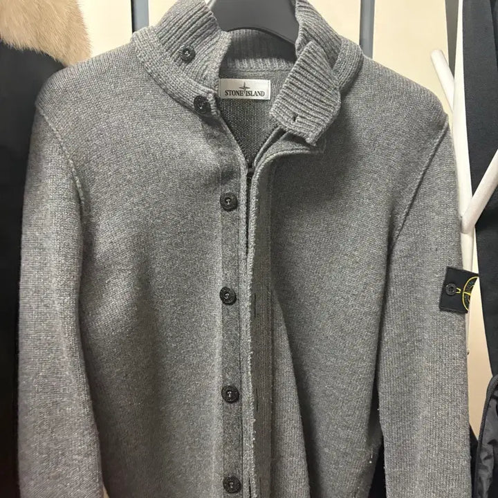 [BUNJANG] Stone Island Knit Zip Cardigan L / [당일배송/정품] 스톤아일랜드 니트지퍼가디건 L