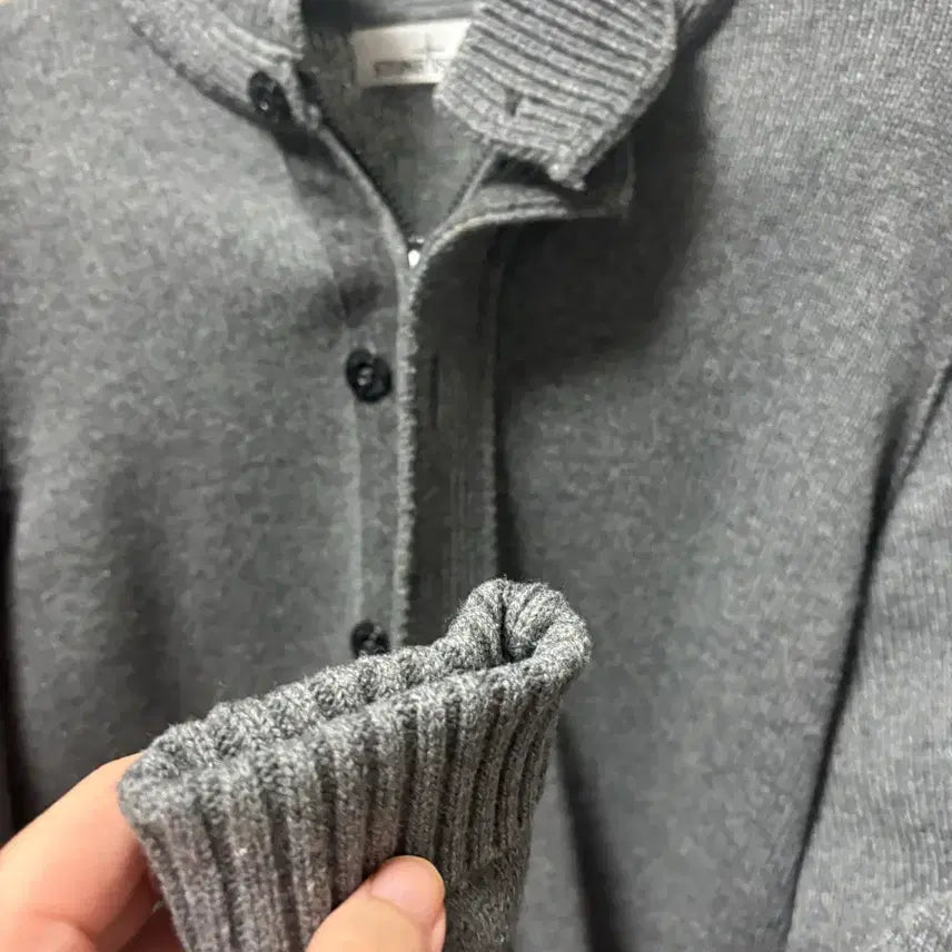 [BUNJANG] Stone Island Knit Zip Cardigan L / [당일배송/정품] 스톤아일랜드 니트지퍼가디건 L