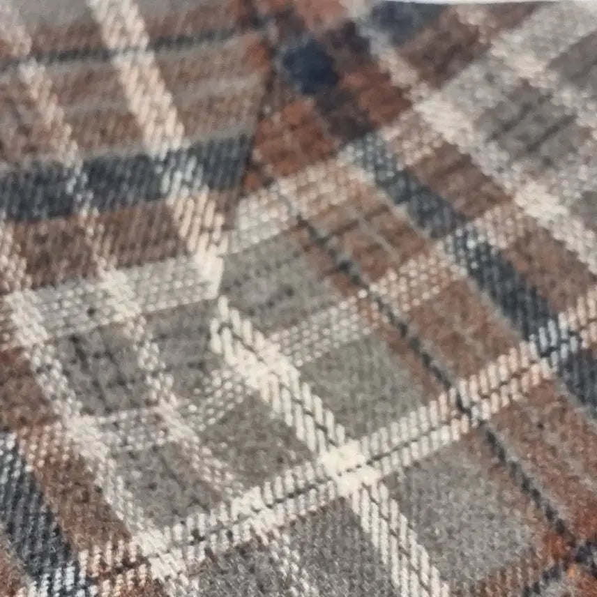 [BUNJANG] Daily Wool Check Mini Skirt / 데일리 모직체크 H라인 미니스커트 S
