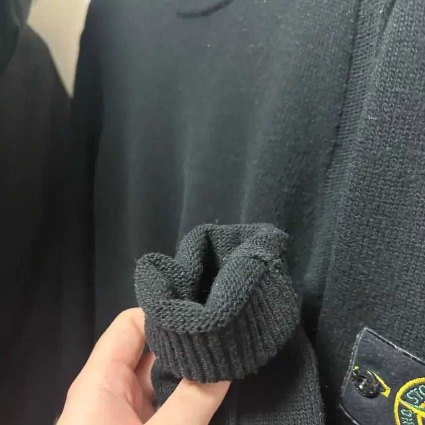 [BUNJANG] Stone Island Knit Black M / [당일배송/정품] 스톤아일랜드 니트 블랙 M