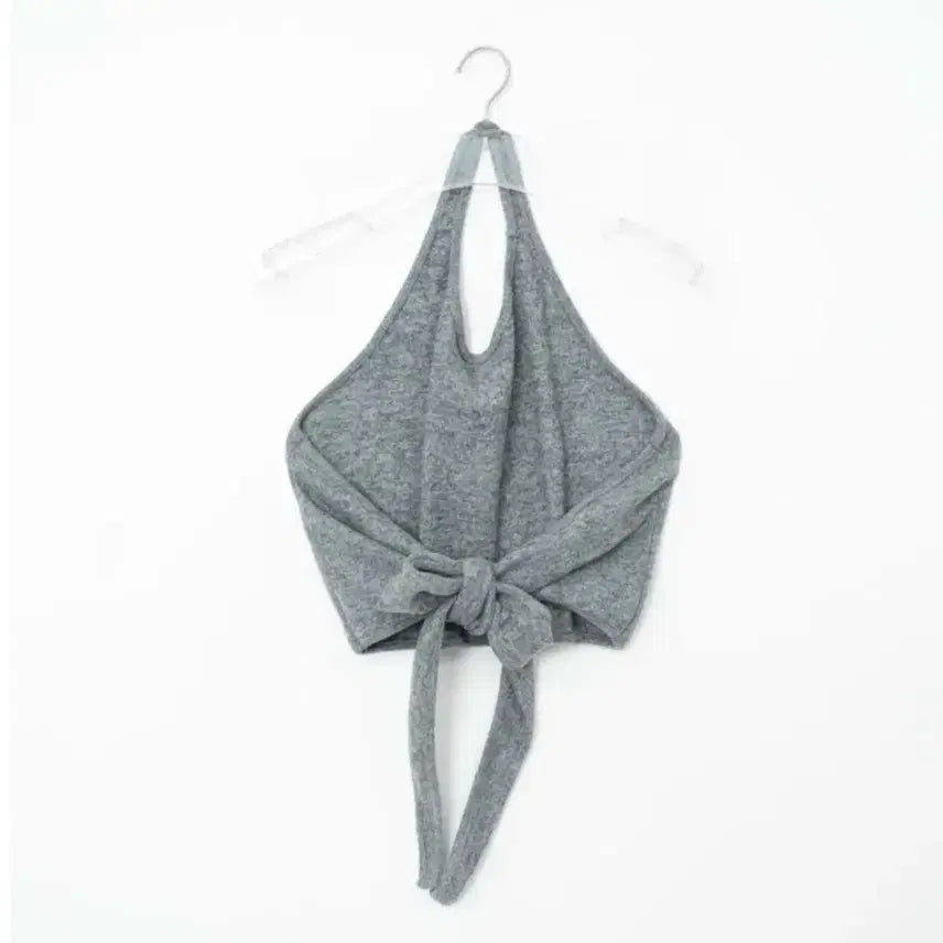 [BUNJANG] Halter Neck Layered Tank Top / 새제품 홀터넥 스트랩 레이어드 나시