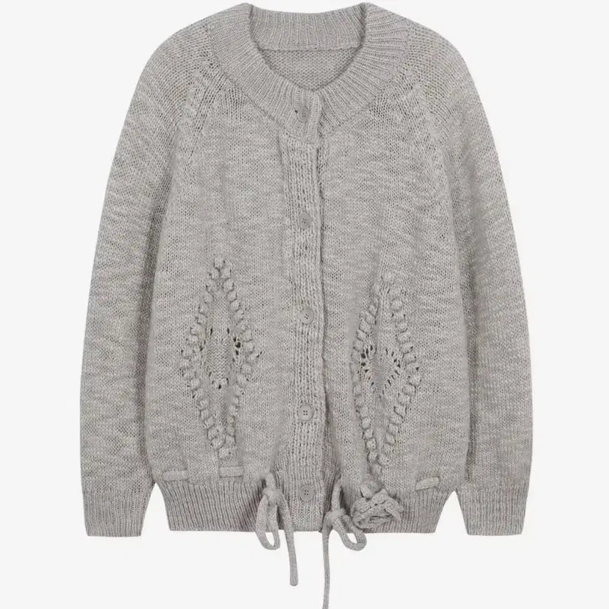 [SOLD OUT] 일리고 플레르 다이아 가디건 그레이 ILLIGO