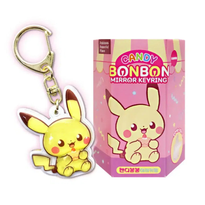 [BUNJANG] Pokemon Candy Bongbong Mirror Keyring Random Figure / 포켓몬 캔디봉봉 미러 키링 랜덤 피규어