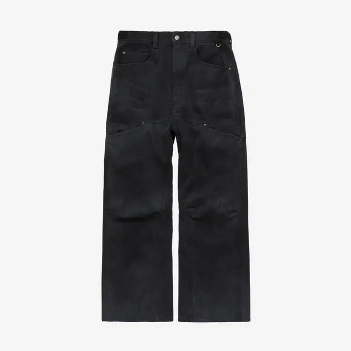 [SOLD OUT] 3)폴리테루 텍스쳐드 내로우 팬츠 레오파드 차콜