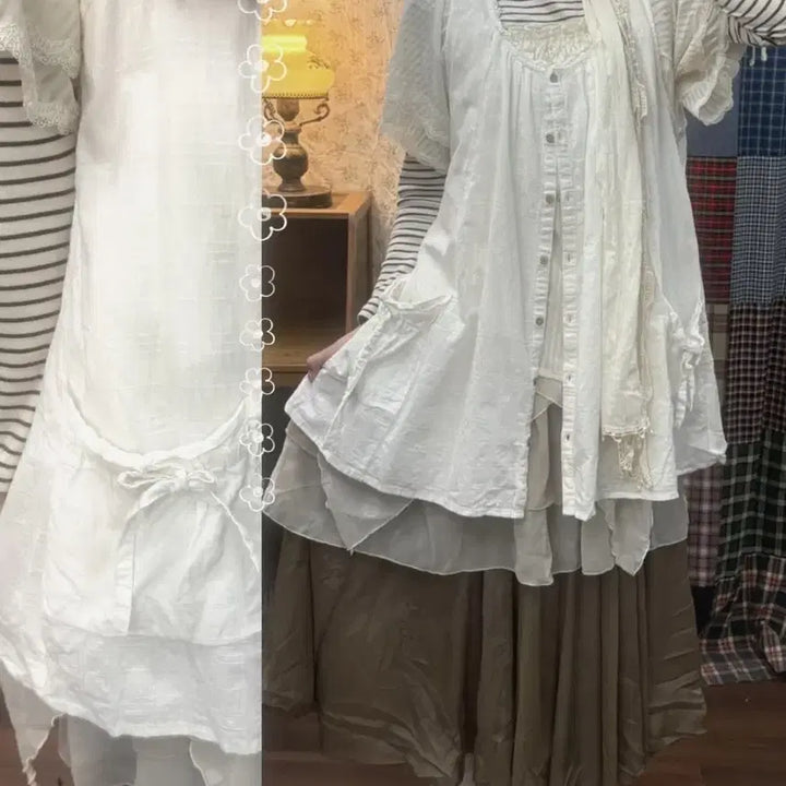 [BUNJANG] Koneko Vintage Sleeveless Dress Set / 코네코야빈티지 바선생 원피스 세트