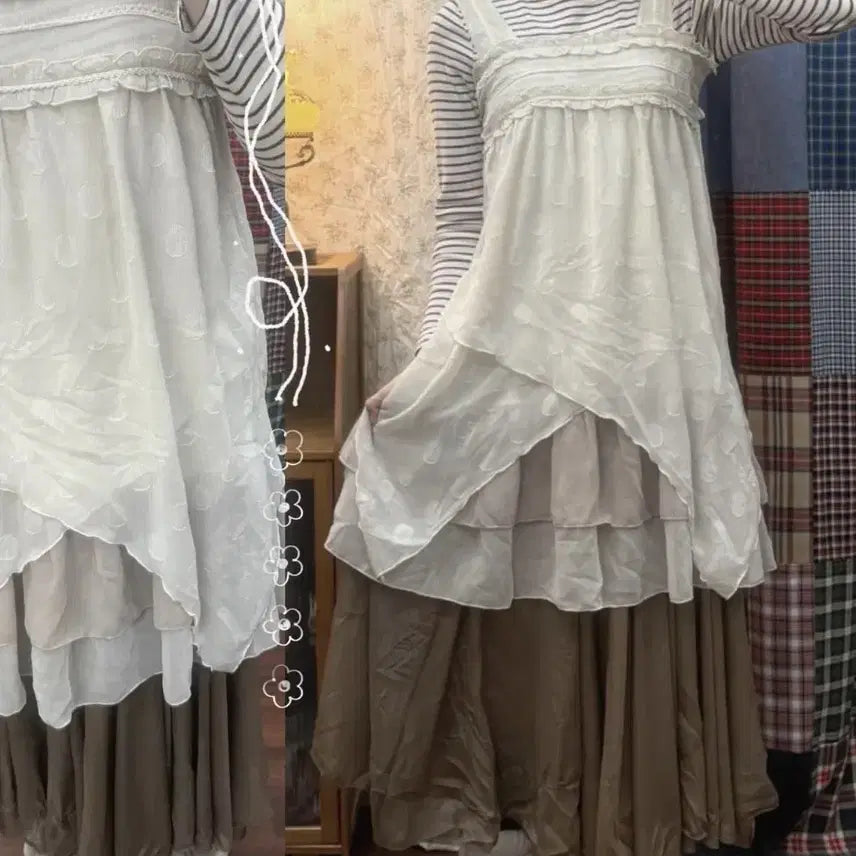[BUNJANG] Koneko Vintage Sleeveless Dress Set / 코네코야빈티지 바선생 원피스 세트
