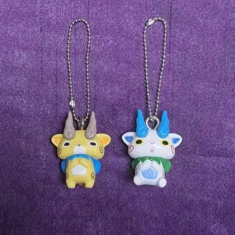 [SOLD OUT] 요괴워치 백멍이 황멍이 키링 세트