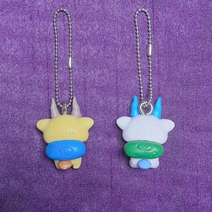 [SOLD OUT] 요괴워치 백멍이 황멍이 키링 세트