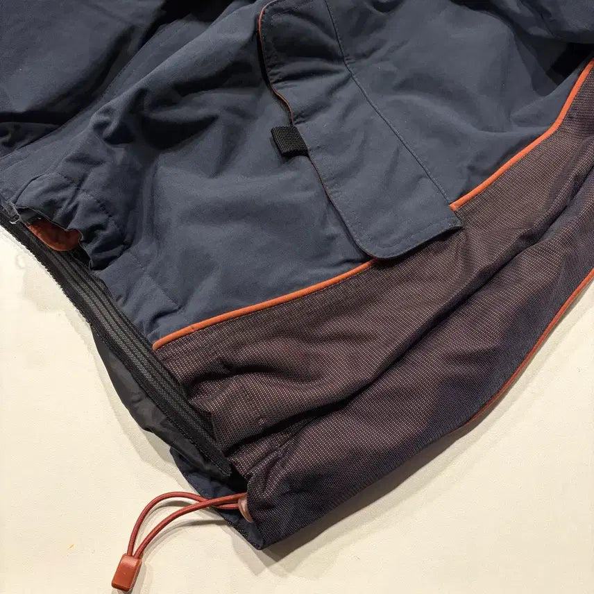 [BUNJANG] Nike ACG Navy/Orange Colorblock Windbreaker Jacket / [M] 00s 나이키 ACG 네이비/오렌지 배색 바람막이 점퍼 D186