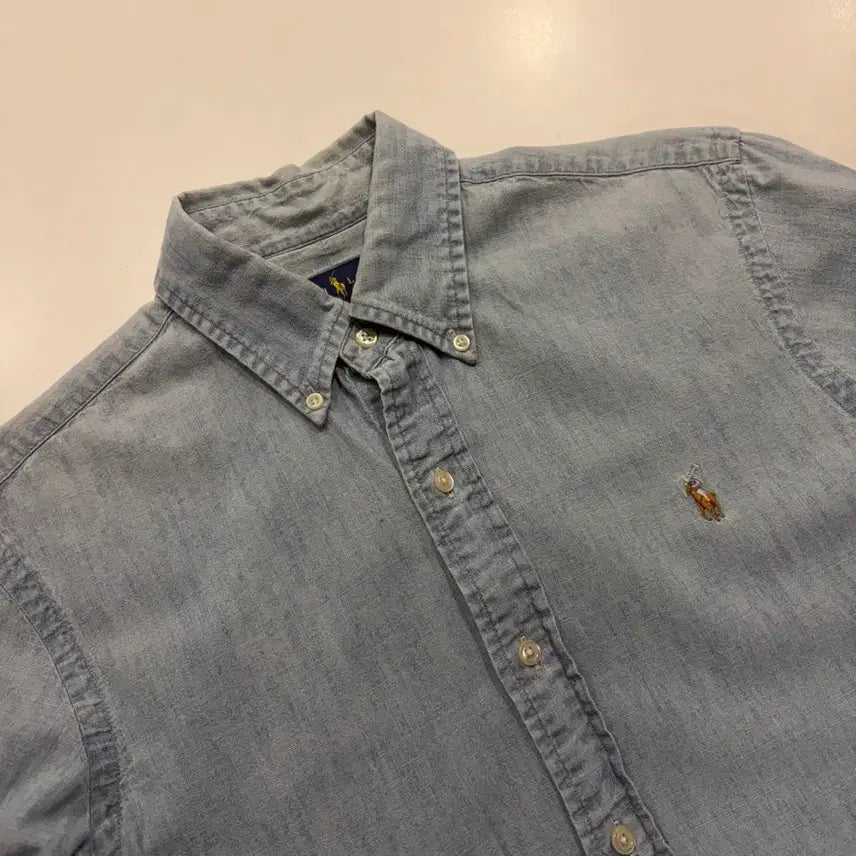[BUNJANG] Polo Ralph Lauren Slim Fit Denim Shirt / [S] 폴로 랄프로렌 슬림핏 데님 셔츠 남방 D188