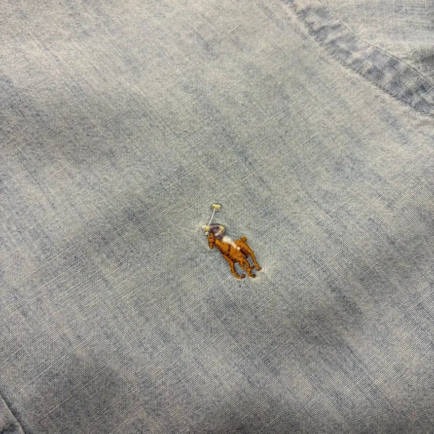 [BUNJANG] Polo Ralph Lauren Slim Fit Denim Shirt / [S] 폴로 랄프로렌 슬림핏 데님 셔츠 남방 D188