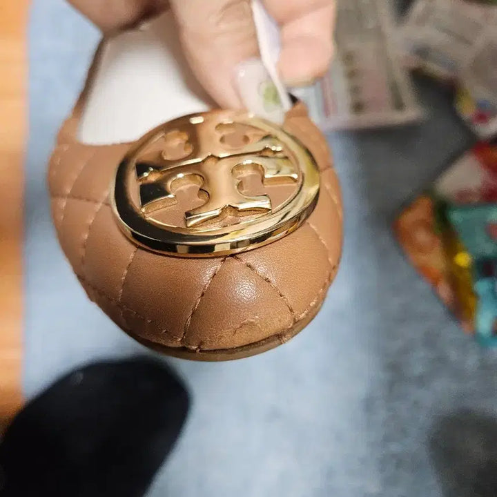 [BUNJANG] Tory Burch Quilted Flat Shoes (Size 6) / 토리버치퀼팅플랫235 6사이즈
