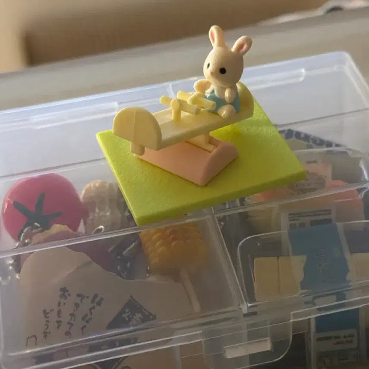 [BUNJANG] Sylvanian Families Rabbit Seesaw / 실바니안 가챠 토끼 시소
