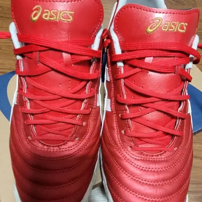 [BUNJANG] Asics C3 TF Red Soccer Shoes / 아식스 C3 TF 레드 275mm