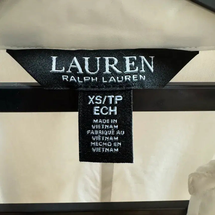 [BUNJANG] Lauren Cotton Blend Peplum Blouse / Lauren 로렌 코튼 블렌드 페플럼 블라우스